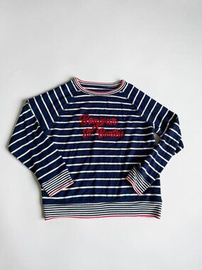 VINEYARD VINES  Girls St Barths Striped Long Sleeve Top SIze Medium